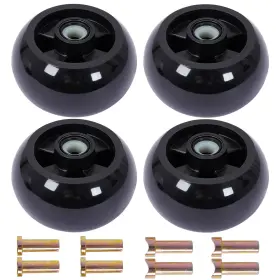3065132-b-004 Cy Chaoya 4 Deck Mower Wheels Kit For Am125172 Black John Deere 48 Inch 54 60
