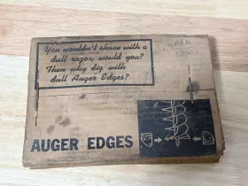 7793 Danuser New Old Stock Part # Auger Edges 14 Inch Serrated