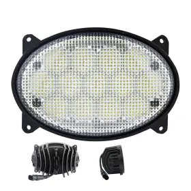 87106352 Dark Horse Flood Beam 65w Led Oval Roof Headlight Compatible With Case/ih 508