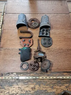 Os124 Dayton Os130 Lot Of Misc .magneto Parts For Rebuild Or Repair