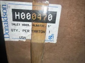 H000470 Donaldson Inlet Hood Plastic H000470 Donaldson Inlet Hood Plastic
