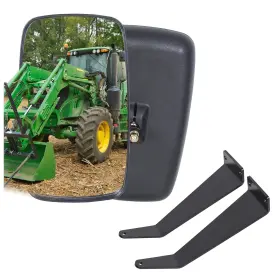 Dm2455000 Ecotric Et-508 Tractor Mirror Assembly With Fixed Arms Replacement For Compatible