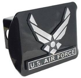 Elektroplate 1012168 Mvp Accessories Us Air Force Wings Black Metal Trailer Hitch Cover With