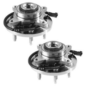 Emtmoun 515142 Pair Front Wheel Bearing And Hub Assembly Fit For Ford F-150 Expeditio