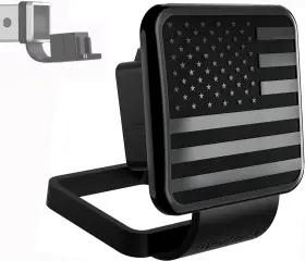 Everhitch 645239762741 2-inch Trailer Hitch Cover Plug Insert Fits 2 Receiver Black Flag Everhitch 645239762741 2-inch Trailer Hitch Cover Plug Insert Fits 2 Receiver Black Flag