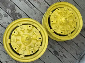 W273c F&h French And Hecht Lister Front Tractor Wheels John Deere Model A Or G