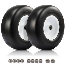 Fahkns 147076 13x5.00-6 Flat Free Lawn Mower Tire 13x5-6 Zero Turn Front Tires 13x5