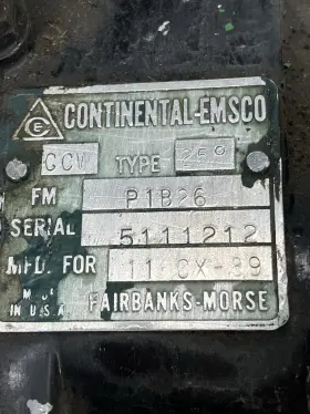 11-cx-89 Fairbanks Morse Engine Continental-emsco Magneto For Fairbanks-morse Ccw Type 25 Fm P2b26