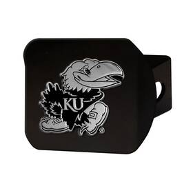 Fanmats 25067 25097 Syracuse Orange Black Metal Hitch Cover With Chrome 3d
