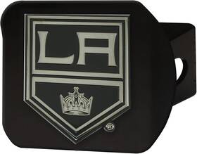 Fanmats 842281110067 21006 Los Angeles Kings Black Metal Hitch Cover 3.4 Inch X4 Team Color