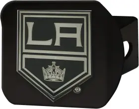 21006 Fanmats 842281110067 Los Angeles Kings Black Metal Hitch Cover 3.4 Inch X4 Team Color