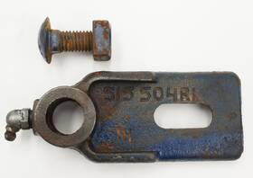 Farmall 1438b Nos Genuine Ih Planter Fertilizer Side Dresser Wheel Bearing Bracket