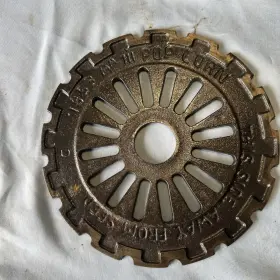 1853 Farmall Ih Rare Aa Popcorn Plate Fits Richmond/ Combination Hoppers