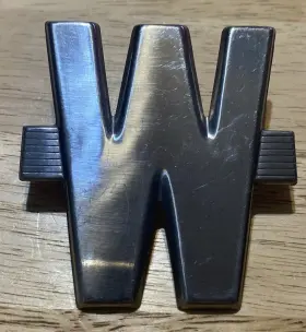 364340r1 Farmall Ih International Harvester Inch W Emblem Tractor Vintage Oem 364340r1 Farmall Ih International Harvester Inch W Emblem Tractor Vintage Oem