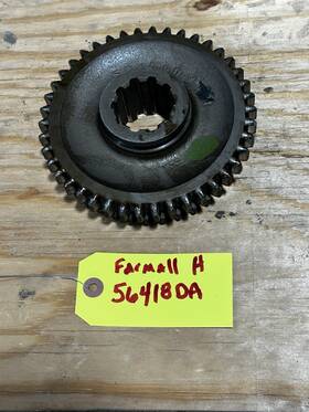 Farmall 56418da H Tractor 2nd / 3rd 42t And 39t Gear - Top Shaft