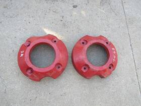 Farmall 6701-da Two Ih / Rear Wheel Weights 125 Pounds Each Oem International