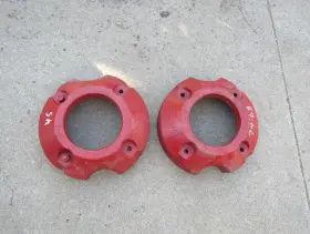 6701-da Farmall Two Ih / Rear Wheel Weights 125 Pounds Each Oem International