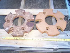 6788-d Farmall A-450 Ihc A B C H M W4 W6 300 450 Tractor Original Front Wheel Weights
