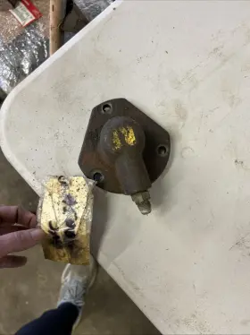 A50640 Farmall International Farm All 706 Ih Tractor Fr. Bolster Ported Cover Cap A50640 Farmall International Farm All 706 Ih Tractor Fr. Bolster Ported Cover Cap
