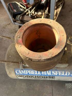 Farmall H300 Ih Original Flat Belt Pulley 8 Inch X 10 1/2