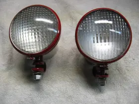 Item1376 Farmall Pair Vintage Tractor Lights