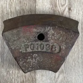 P01038 Farmall International Harvester Wheel Weights Single Weight Cast Iron Vintage