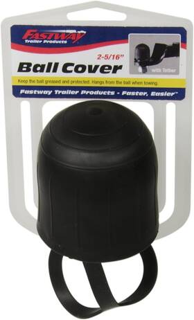 Fastway 816416010140 82-00-3216 2-5/16 Inch Ball Cover With Tether Inches Black