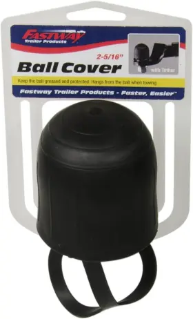 82-00-3216 Fastway 816416010140 2-5/16 Inch Ball Cover With Tether Inches Black