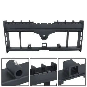 In4129164al Findmall 4000lb Heavy-duty Pallet Fork Frame With Receiver Hitch And Spear Sleeves Skid Steer