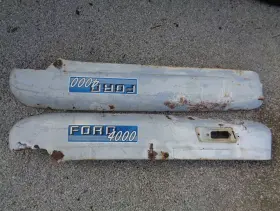 4000-801-841-861 Ford Tractor Hood Top Panels L-r 4000-801-841-861 Ford Tractor Hood Top Panels L-r