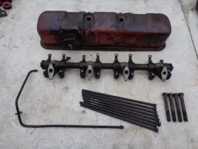 Jubilee-640-600 Ford 600-640-jubilee Tractor Engine Rocker Arm Assembly -push Rods-oil Lines