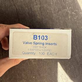 Ford 8ba6510b B103 Valve Spring Inserts Shims .030 Thick 1.500 Inch Od X 1.031 Id -not Pull Pack