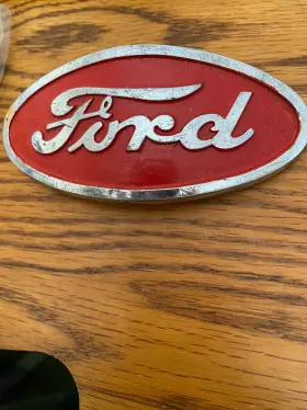 8n16600a Ford New Metal Hood Emblem Ornament Badge Licensed 8n 8 N Tractor