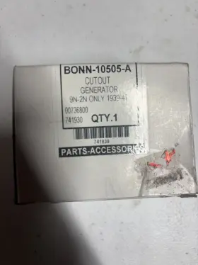 Bonn-10505a Ford New Holland 9n 2n 6 Volt Generator Cut- Out Bonn-10505a Ford New Holland 9n 2n 6 Volt Generator Cut- Out