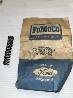 C0me6670a Ford Genuine Oil Pump Spring Free Shipping Nos-package Not Included
