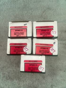 Ford Dfpn6211d Tractor Rod Bearing .010 2000 3000 4000 Lot 5 Nos