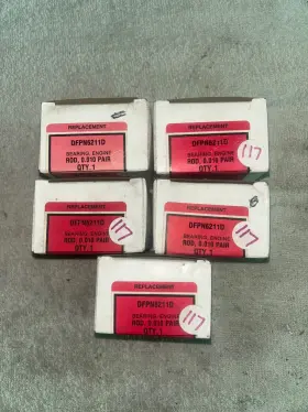Dfpn6211d Ford Tractor Rod Bearing .010 2000 3000 4000 Lot 5 Nos