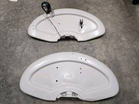 Ford Shn20-0035 2 Original Scripted Rear Fenders Tractor 901 961 971 981 - Row Crop