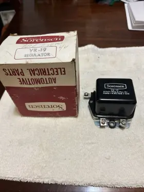 Vr-19 Ford Sorensen 6 Volt Voltage Regulator Tractor Type New Old Stock