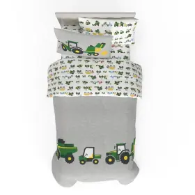 7a1499 Franco Kids John Deere Farm Equipment Bedding 4 Piece Super Soft Reversible C