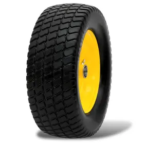 Dqgcjltwq150022 Fuceter Upgrade 15x6.00-6 Flat Free Lawn Mower Tire And Wheel Tractor 3 Inch C