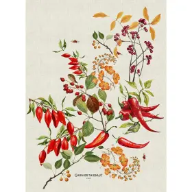 Garnier-thiebaut Usa 516121619863 Piments Doux Epices Kitchen Towel 20 Inch X28 Cotton-linen Pri