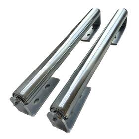 Gascem Gc2309crb161.52 Long Roller With Bracket Set 16 Inch Length 1.5 Diameter Galvanized Steel