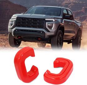 Gevinfa Tehkcw0040 Red Front Tow Hooks Covers Only Compatible With Colorado Z71 Zr2 And Gmc