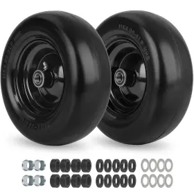 Ff-4005ss-2g Gicool 11x4.00-5 Inch Flat Free Lawn Mower Tire And Wheel With Bearing Bore 3/4 Or 5 Ff-4005ss-2g Gicool 11x4.00-5 Inch Flat Free Lawn Mower Tire And Wheel With Bearing Bore 3/4 Or 5