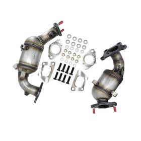 Gluebar 674-067 674-068 Front And Rear Catalytic Converters Fits For 2018-2021 Chevy Tr