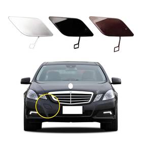 Goholy A-qtcg-bc-10e300-hei Car Front Bumper Tow Hook Cover Compatible Black Right Passenger Side