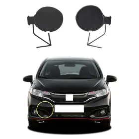 A-qtcg-bt-18fd-wuqi Goholy Car Front Bumper Tow Hook Cover Compatible Unpainted Right Passenger Side