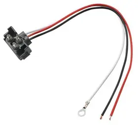 A-47pb Golf Carts Universe Right Angle 3-wire Pigtail For Sealed Trailer Stop Turn And Tail Lights - 2