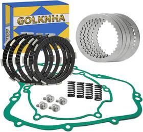 Golknha 11061-0122 Clutch Kit And Frction Steel Plates Gasket For Kawasaki Kx80 Kx85 Kx100 Kx112